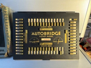 1957 Auto Bridge Autobridge Play Yourself Card Game Vintage Deluxe Pocket Model - Picture 1 of 4