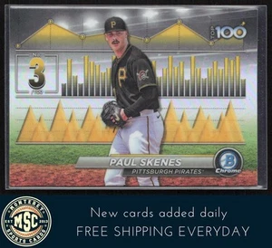Paul Skenes 2024 Bowman Bowman Scouts' Top 100 Refractor #BTP-3 - Picture 1 of 2
