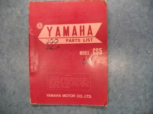 YAMAHA PARTS LIST NUMBERS MANUAL 1971 CS5 - Picture 1 of 6
