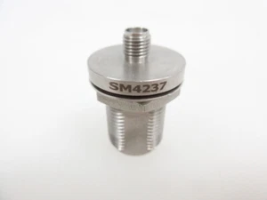 FAIRVIEW MICROWAVE SM4237 CONNECTOR SMA FEMALE TO N FEMALE BULKHEAD ADAPTER - Picture 1 of 3