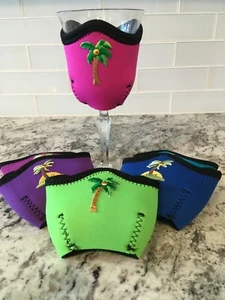 Wine Glass Insulated Coolers Set of 6 - Picture 1 of 4