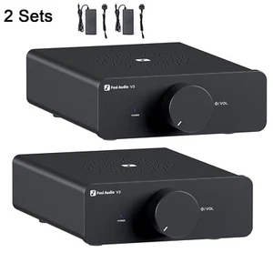 2 Sets Fosi V3 Stereo Verstärker Audio 300Wx2 Class D Amp 2 Kanal Lautsprecher HiFi - Bild 1 von 7