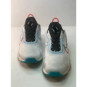 Nike Unisex Kids Air Max 2090 Sneaker Shoes White Blue Lace Up CJ4066-100 7Y - Picture 1 of 6