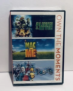 Own the Moments: Mac & Me, Aliens in the Attic, Robots DVD 2012 New Sealed - Picture 1 of 5