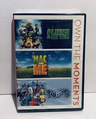 Own the Moments: Mac & Me, Aliens in the Attic, Robots DVD 2012 New Sealed - Image 1 of 4