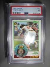 1983 TOPPS 482 TONY GWYNN ROOKIE RC PSA 7 NM GRADED CARD HOF SAN DIEGO PADRES