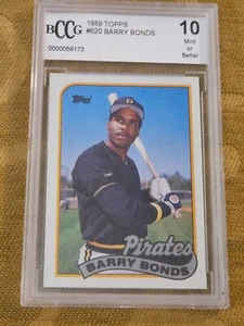 1989 Topps Barry Bonds #620 BCCG 10 MINT - Picture 1 of 10