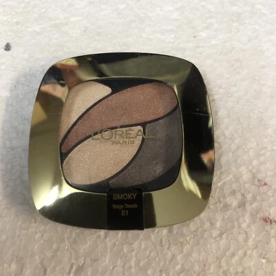 L'Oreal Paris Color Riche Les Ombres Quad Eyeshadow E1 SMOKY BEIGE TRENCH SEALED - Image 1 of 2