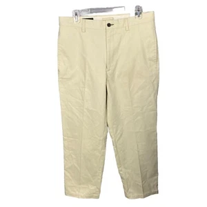 Orvis Men’s Chino Ultimate Khaki Pants Size 33 Plain Trim Fit Cotton New - Picture 1 of 7