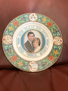 Coalport Ltd Ed Plate -Birth Of Prince William -God Bless You Both -No 1460/2500 - Picture 1 of 9