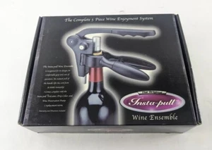 Original Insta-pull 5 Piece Wine Opener Enjoyment System 🍷🍷Uncork! - Picture 1 of 2