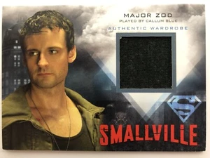 Smallville Seasons 7 10 Callum Blue Major Zod Tank Top Wardrobe Costume Card M19 - Picture 1 of 1