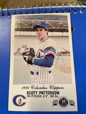 1986 Columbus Clippers complete police card set pitcher + actor Scott Patterson