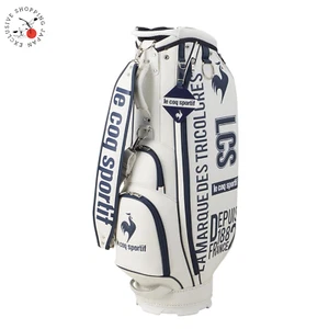 Le Coq Sportif Golf Graphic Cart Bag 9 x 47" 3.5kg 6-way Unisex 2025 Model White - Picture 1 of 6
