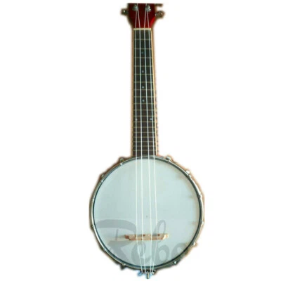 Weifang Rebon Sapele Concert Banjo Ukulele (Banjolele) - Image 1 of 4