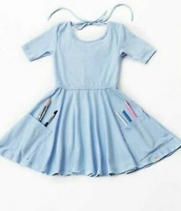 WDW Omi Jo Well Dressed Wolf Blue Art Class Dancer Dress 6 years GUC - Picture 1 of 5