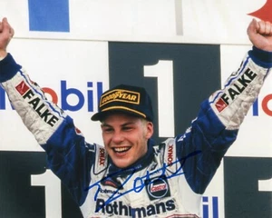 Jacques Villeneuve signed F1 Williams Racing 8x10 photo autographed EXACT PROOF - Picture 1 of 2
