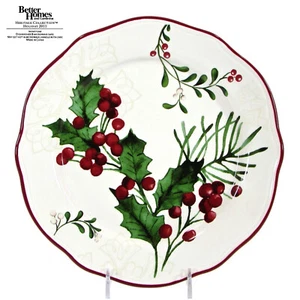 Better Homes & Gardens WINTER FOREST - HOLLY 8.75" Salad Plate Heritage 2011 - Picture 1 of 11
