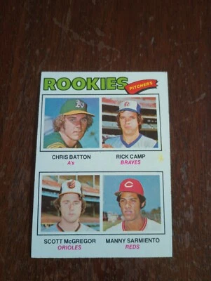 1977 Topps #475 Rookie Pitchers (EXMT) - Image 1 of 2