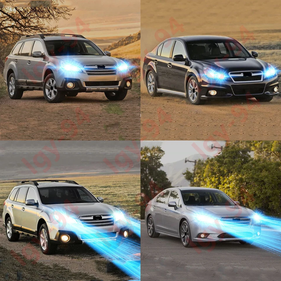 For Subaru Legacy Outback 2005-2014 - 4PC 8000K LED Headlight Bulb High Low Beam - Изображение 1 из 4