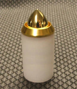 NEW CUSTOM LIGHTSABER BLADE PLUG MECHANICAL DESIGN GOLD BULLET CONE - Picture 1 of 3