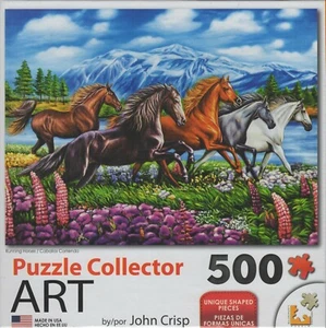 Puzzle Collector Art 500 Piece Puzzle - Running Horses 500 Piece Puzzle - Imagen 1 de 1