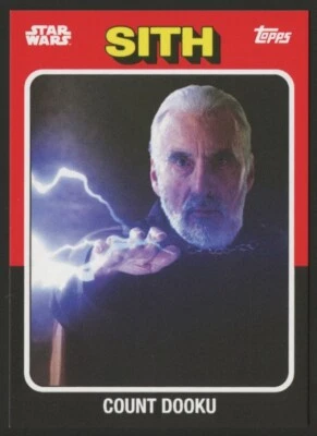 2024 Topps Throwback Thursday (TBT) Star Wars COUNT DOOKU #39 1975 Design - Image 1 of 2
