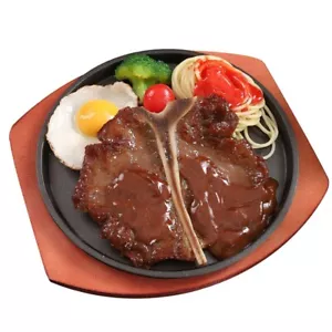 For Simulated iron plate steak model fake food dish samples realistic display - Picture 1 of 54