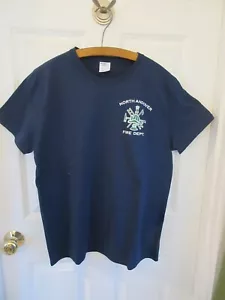 North Andover MA Fire Department T Shirt Blue L - Picture 1 of 3