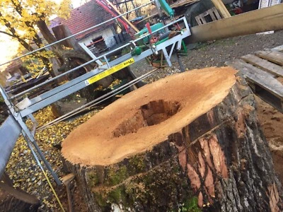 Holz Baumscheibe Eiche Harztisch Xxl - Bild 1 von 4