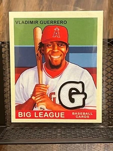 VLADIMIR GUERRERO SR 2007 UPPER DECK GOUDEY GAME-USED JERSEY ANGELS MINI PATCH!! - Picture 1 of 2