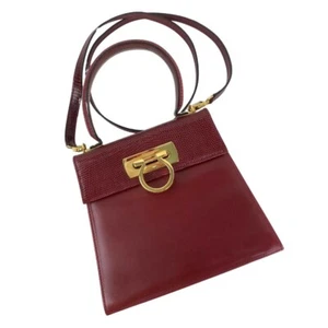 Salvatore Ferragamo 2WAY GANCINI LIZARD  - 01493 - Picture 1 of 15