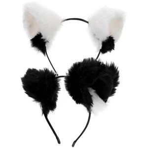 2 Piezas Diadema Orejas de Gato Miss Fiesta Diademas para Mujer Halloween - Imagen 1 de 12