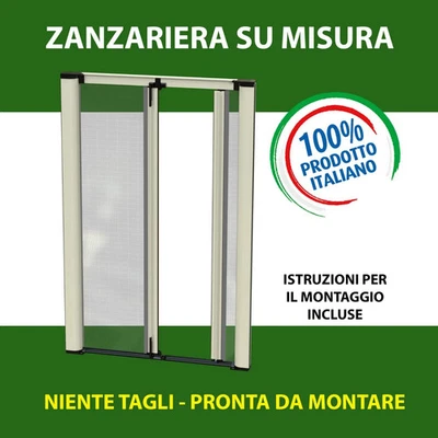 ZANZARIERA BOTTONATA A SCORRIMENTO ORIZZONTALE TONDA - ZANZARIERE SU MISURA - Immagine 1 di 4