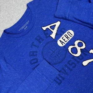 Camisa Térmica Aeropostale Tejida Gofre Para Hombre Extra Grande Deletreada Bordada Y2K - Imagen 1 de 12