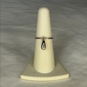 Anillo lágrima Tiffany & Co. Elsa Peretti - plata de ley - talla 5,75 - Imagen 1 de 6