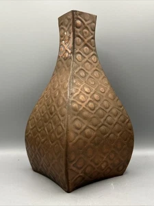 Vaso vintage in rame 10 x 5,25" dall'India. Per lo più pieno di schiuma - Foto 1 di 5