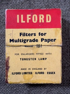 Vintage ILFORD Filters for Multigrade Paper Set No 1-5 in Box England - Image 1 of 4