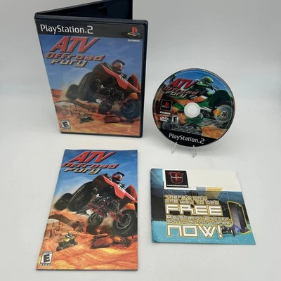 ATV Offroad Fury (PlayStation 2 PS2) Tested CIB W Manual + Underground Reg Card - Image 1 of 4