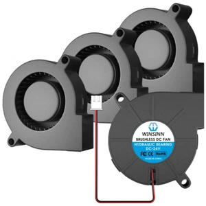 50Mm 5015 Blower Fan 24V, 3D Printer 24 Volt Fans Blower Turbine Turbo Hydraulic - Zdjęcie 1 z 6