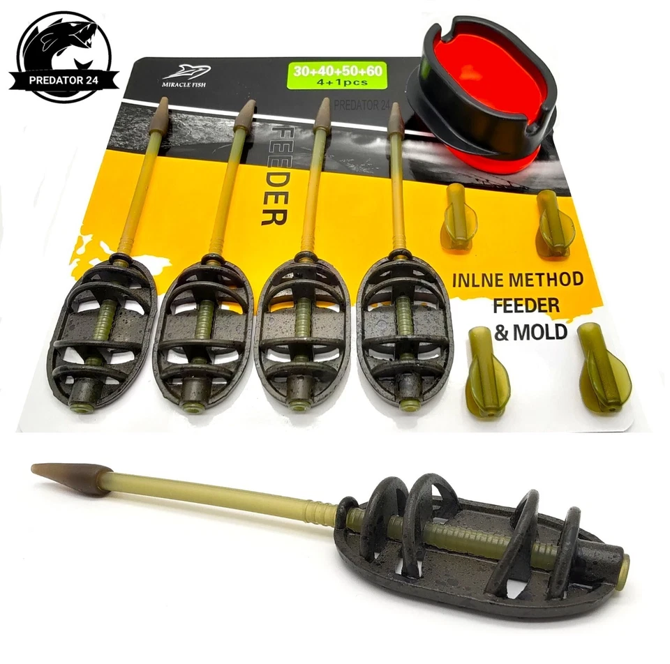 Method Feeder Set Futterkorb Ausdrückform Futterform Methodkörbe 30g - 60g - Bild 1 von 4