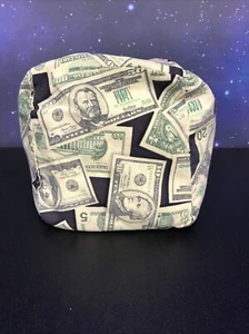 Money Cube Plush Stuffed Dollar Bills Roughly 6"x6"x6" Decorative - Picture 1 of 6