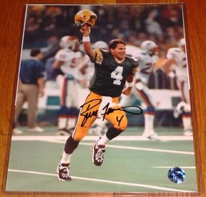 GREEN BAY PACKERS BRETT FAVRE AUTOGRAPHED 8x10 SB XXXI The KID PHOTO FARVE HOLO  - Picture 1 of 3