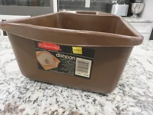 Padella vintage Rubbermaid marrone cioccolato 2970 RARA usata con etichette - Foto 1 di 7