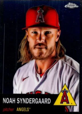 2022 Topps Chrome Platinum Anniversary Blue Prism Refractor Noah Syndergaard Los - Image 1 of 2