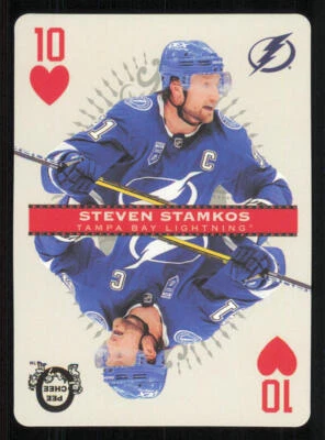 2021-22 O-Pee-Chee Playing Cards #10HEARTS Steven Stamkos - Image 1 of 2