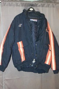 Vintage Chicago Bears Logo Athletic XL Jacket Coat With Hood In Collar - Picture 1 of 3