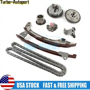 Timing Chain Kit w/ Camshaft Adjusters Fit For TOYOTA VENZA RAV4 CAMRY 2.5L/2.7L - Foto 1 di 9