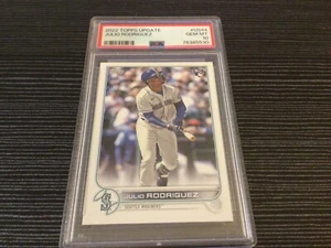 2022 Topps Update Julio Rodriguez RC #US44 PSA 10 #76385530 - Picture 1 of 3