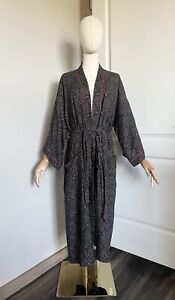 Vintage Christian Dior Monsieur Luxury Robe Kimono Paisley One Size Unisex